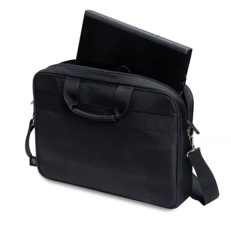 Toploader bag DICOTA D30805-RPET 40.6 cm 16 inch Black