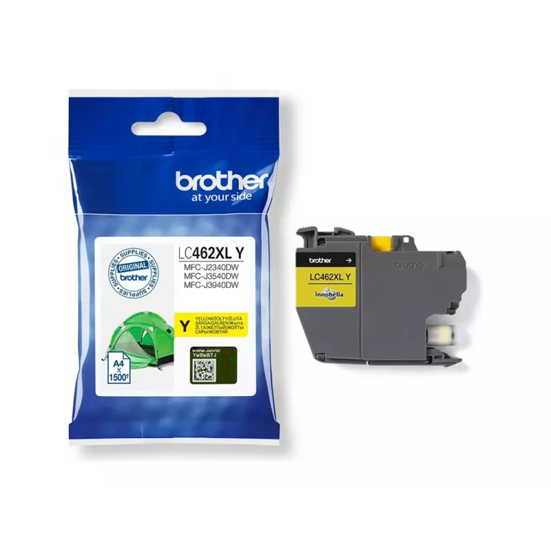 Brother LC462XLY ink cartridge 1 pc(s) Original High (XL) Yield Yellow