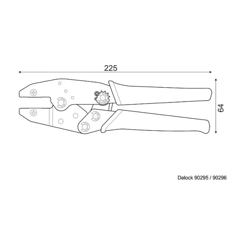 Crimping tool DeLOCK 90295
