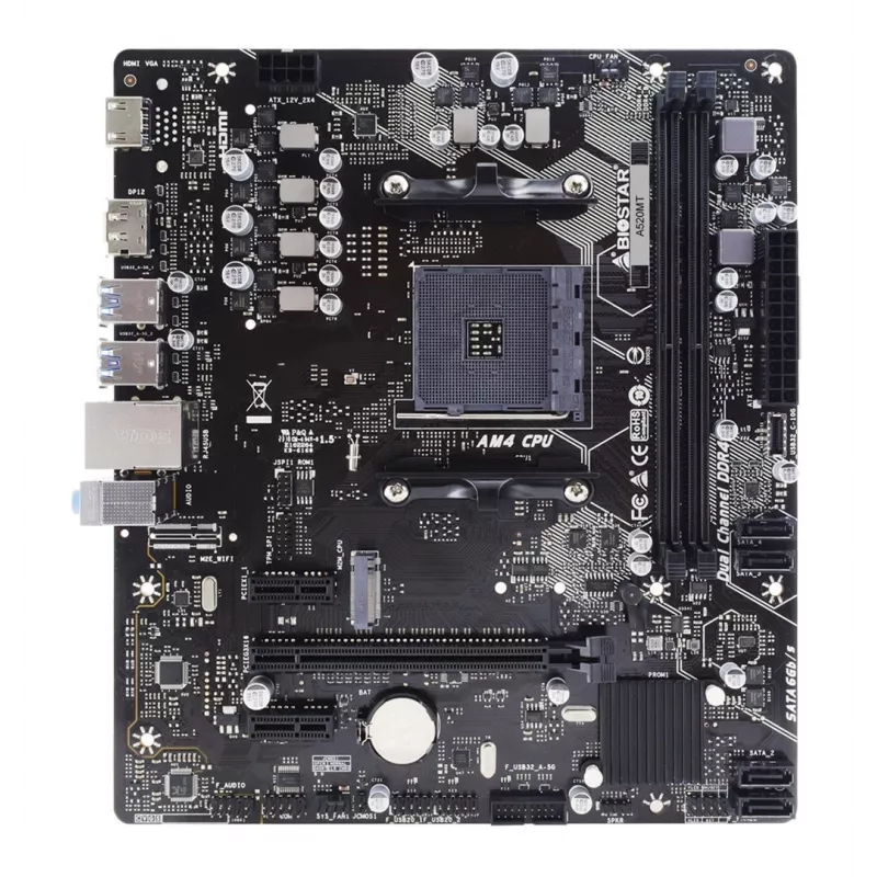 BIOSTAR A520MT AM4 micro ATX Motherboard
