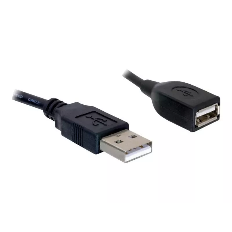 USB 2.0 Extension Cable DeLOCK 82457 0.15m Black