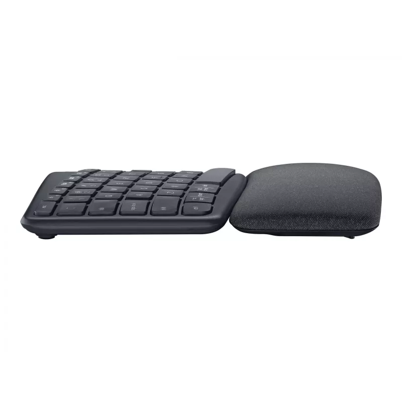 Logitech ERGO K860 - Keyboard - Wireless - 2.4 GHz, Bluetooth 5.0 - QWERTY - Spanish - Graphite