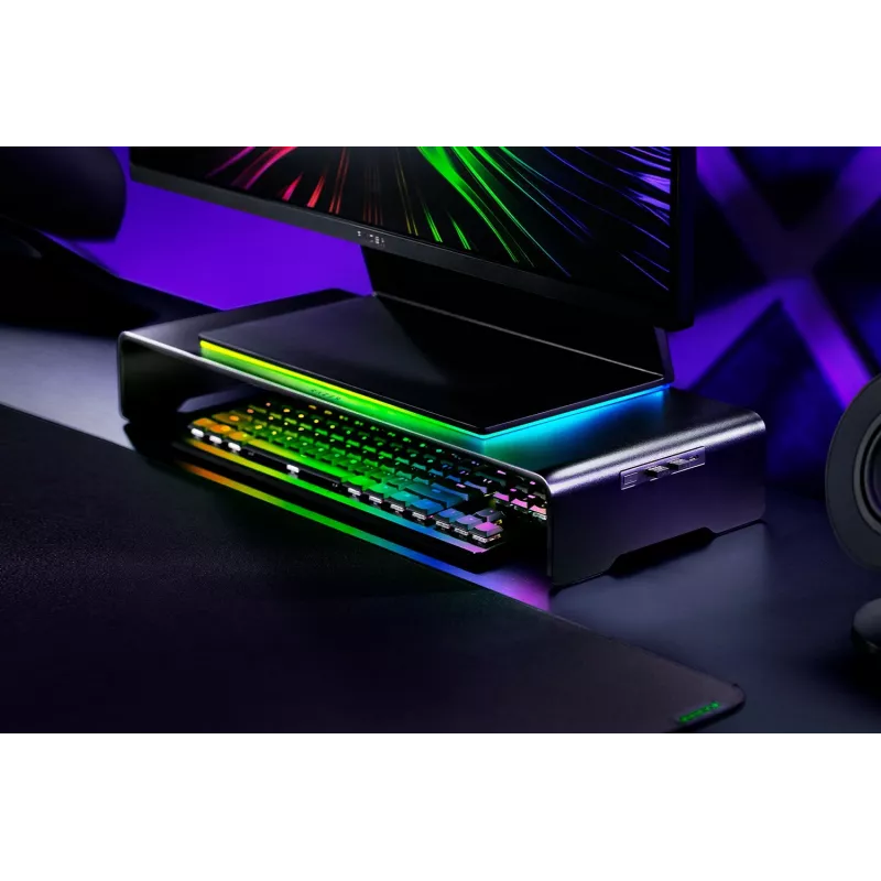 Monitor stand Razer RC21-02320100-R3M1 for 61–68.6 cm (24–27 inch) screens, freestanding, aluminium
