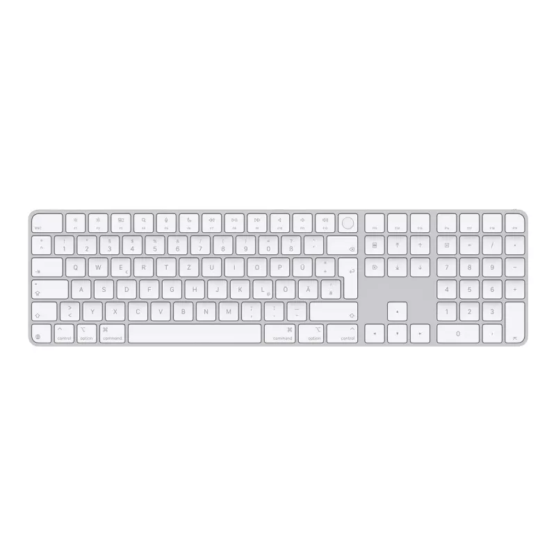 Keyboard Apple Magic MXK73D/A Universal USB + Bluetooth QWERTZ German White