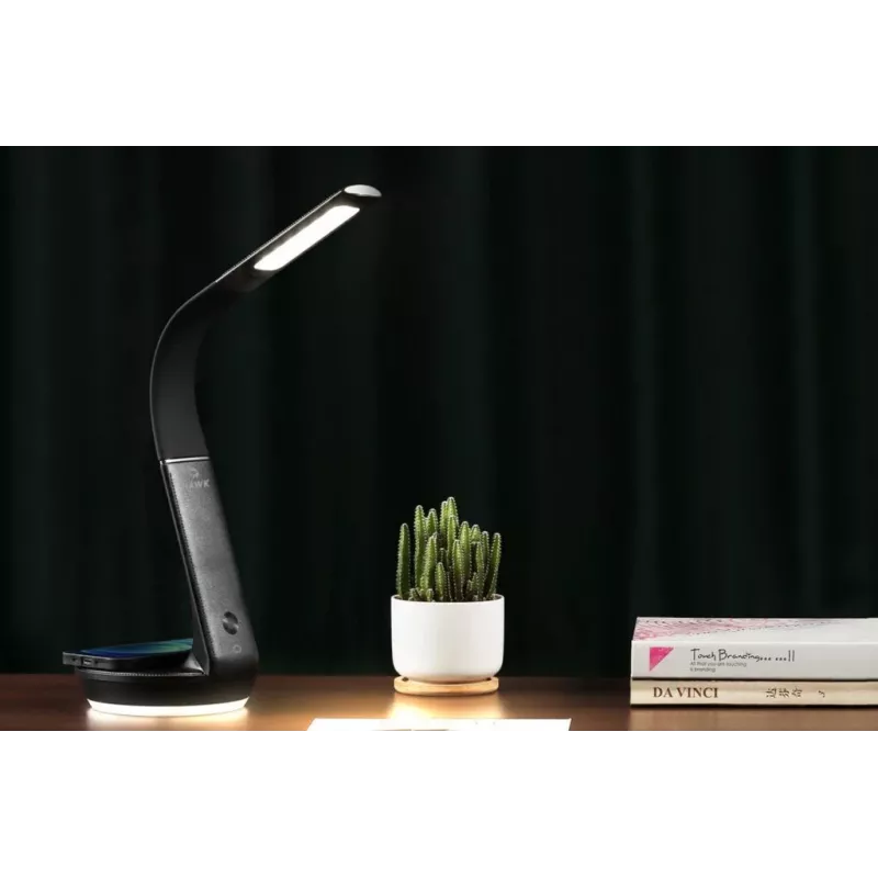 Table lamp Hawk HW-LAMP02 Black — adjustable brightness, adjustable arm