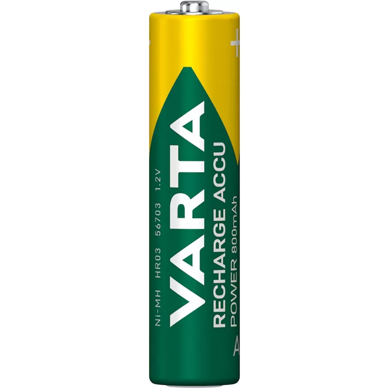 VARTA HR03 AAA Recharge Accu Power 800 mAh 56703 Rechargeable batteries 4 pc(s) Green