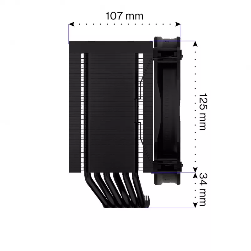 Endorfa Fortis 5 Black CPU cooler