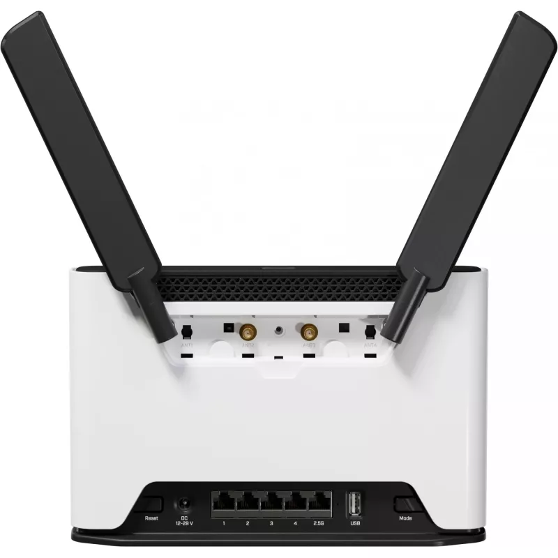 MikroTik Chateau LTE18 - Wireless Router - 5-Port-Switch - GigE, 2,5 GigE - Wi-Fi 5, Wi-Fi 6 - Dual-Band (S53UG+5HAXD2HAXD-TC&EG18-EA)
