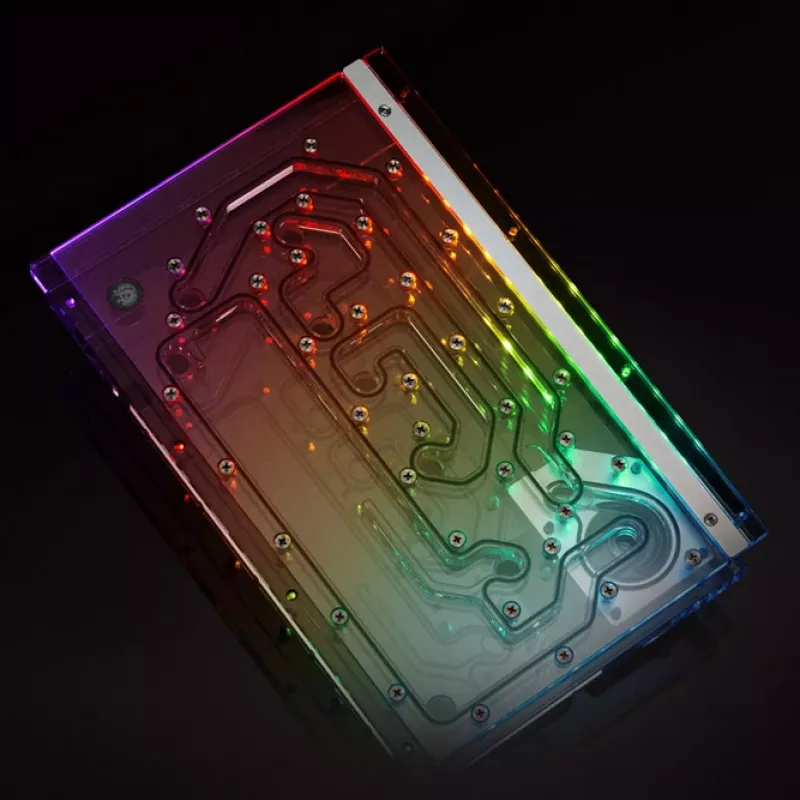 Bitspower Sedna O11DS Distroplate for LIAN LI O11 Dynamic Mini, ARGB, Transparent