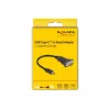 DeLOCK Adapter USB Type-C to RS-232 D-Sub 9 pin male 0.25 m