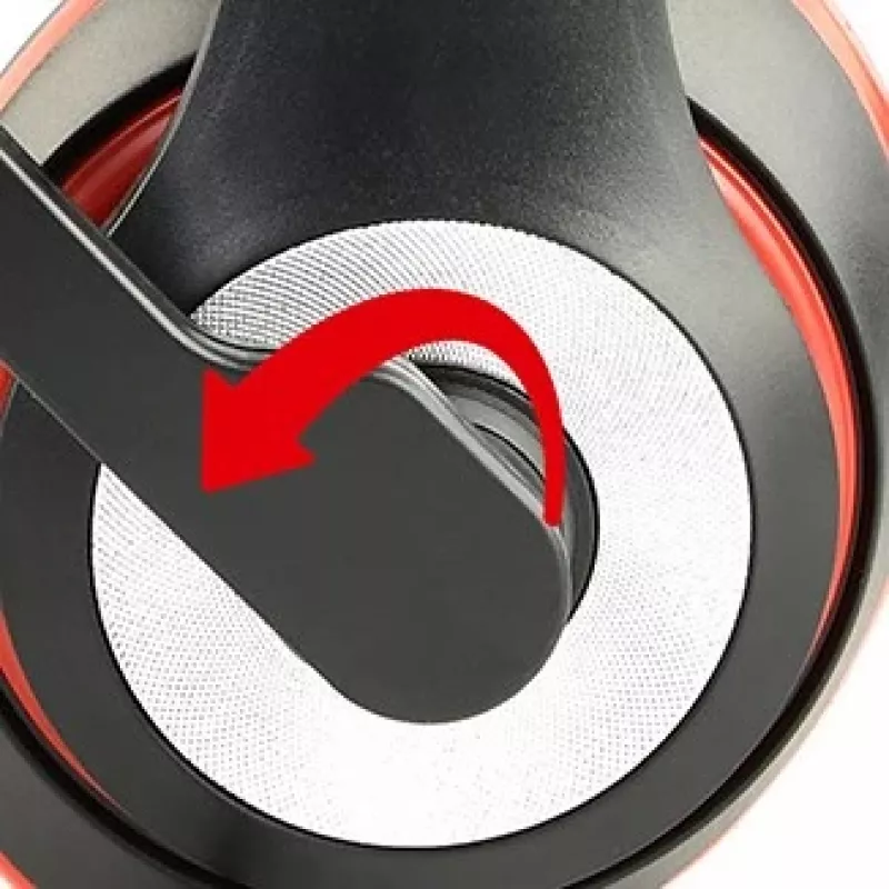 Wired gaming headset GEMBIRD MHS-03-BKRD — binaural, circumaural, 3.5 mm, 1.8 m cable, red/black