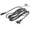 Power cable MACLEAN MCTV-809 — 1.5 m, power plug Type C to C1 coupler, 220–250 V