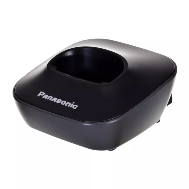 DECT telephone Panasonic KX-TG1611, black, 1.9 GHz, 1.25 inch display, up to 15 h talk, 50-contact phonebook