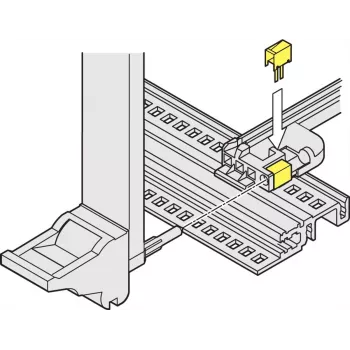 SCHROFF ESD CLIP IEEE (50PCS/KIT) - Rack-Accessory (24560256)