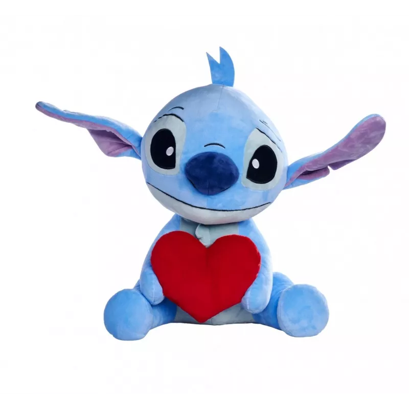 Plush toy SIMBA Stitch with heart 50 cm, soft cuddly character