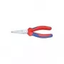 Knipex long nose pliers total l.140mm shape 1 multi-component sleeves