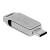 USB Flash Drive DeLOCK 64GB USB-C Type-A Swivel Metal Housing