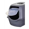 Cat litter box DIAMENTIQ BAYA anthracite, plastic, 55.5 x 40 x 38.7 cm, reversible doors