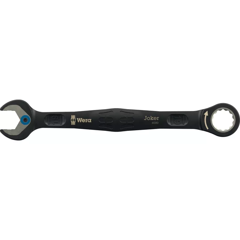 Wera 6000 Joker Black Edition Ratcheting Combination Wrench Set, 11 pcs