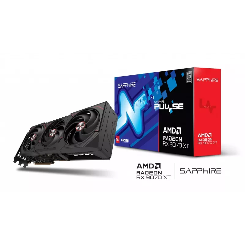 SAPPHIRE PULSE Radeon RX 9070 XT 16GB GDDR6 Graphics Card