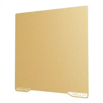Buildplate Creality K2 PEI mattified build plate, compatible with Creality K2, yellow, 1 pcs