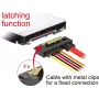 SATA cable DeLOCK 85228 0.3 m SATA 7-pin SATA 22-pin Black