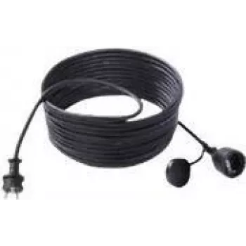 Power Extension Cable Bachmann 343.170 5m 1 AC Outlet Black