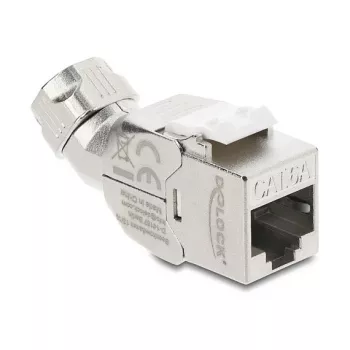 RJ45 Keystone Module Socket Cat.6A DELOCK 90798 — LSA termination