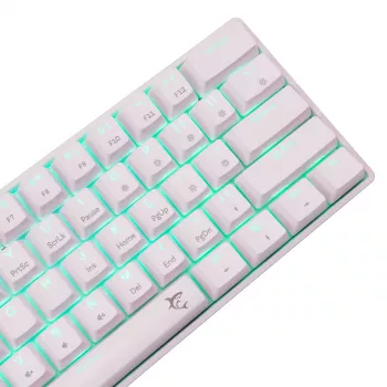 Mechanical keyboard White Shark Shinobi-2 Brown Switch US layout — compact design, Brown switches