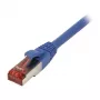 Patch cable RJ45 - CAT6 250Mhz - 2m blue - S-STP(S/FTP) -TPE/LSZH(Superflex) - Synergy 21 -