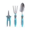 Garden tool set Extralink 3-piece — shovel, pruning shears, rake
