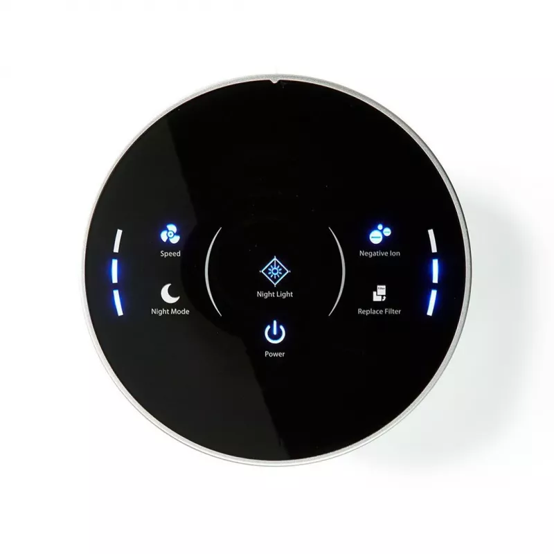 Nedis AIPU100CWT air purifier 20 m² 50 dB 35 W Black, White