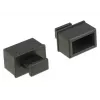 Socket safety cover DeLOCK 64021 Black 10 pcs