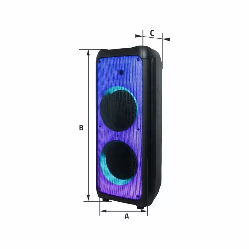 Portable Speaker Manta SPK1202B250 BT, Black