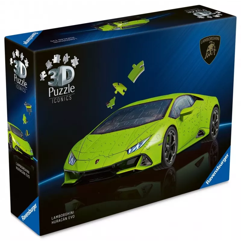 Puzzle 3D 158 pieces Lamborghini Huracan EVO green
