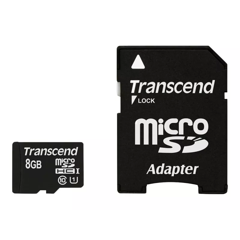 Transcend Premium - Flash Memory Card (microSDHC/SD-Adapter inbegriffen)