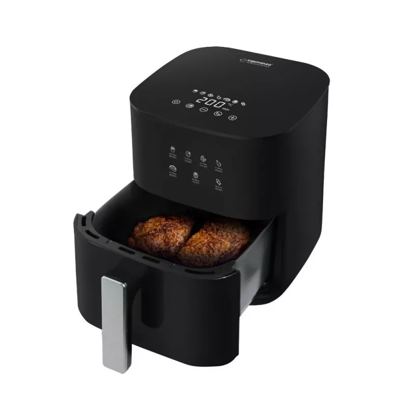 Hot-air fryer ESPERANZA EKA002 — countertop 3.5 L, 1350 W, touch control, 7 programs, removable tray