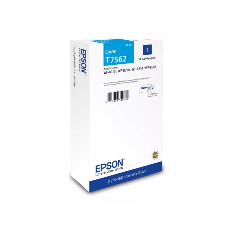 Epson C13T75624N ink cartridge 1 pc(s) Original Cyan