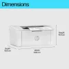 HP LaserJet Pro M110w Printer - A4 Mono Laser, Print, WiFi, 20ppm, 100-1000 pages per month