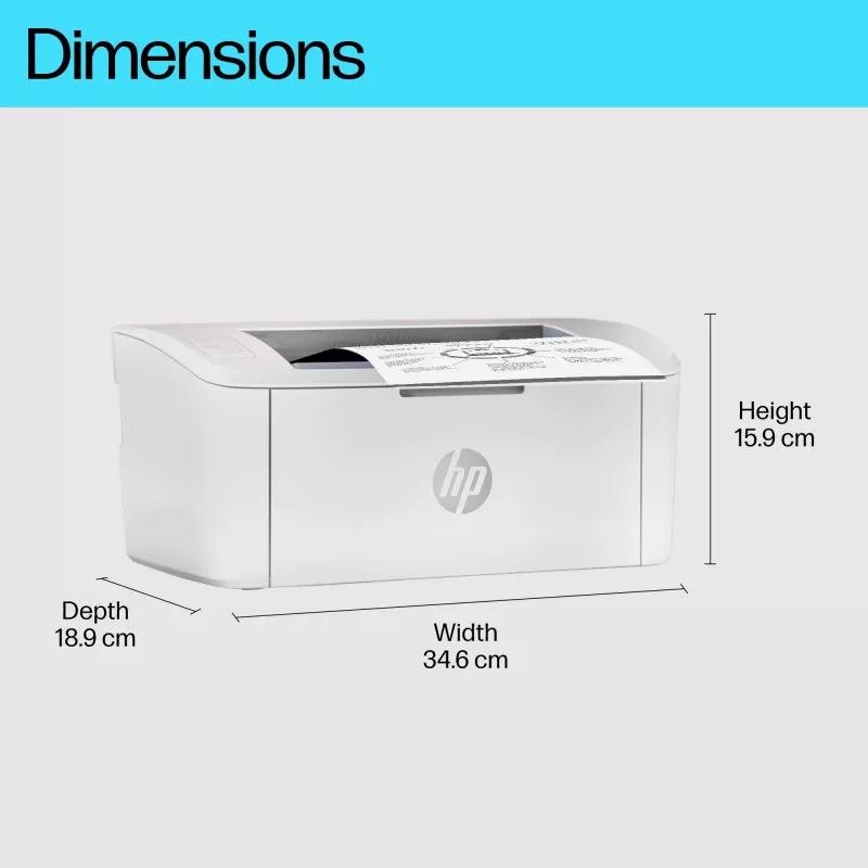 HP LaserJet Pro M110w Printer - A4 Mono Laser, Print, WiFi, 20ppm, 100-1000 pages per month