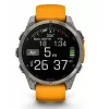 Garmin fenix 8 3.56 cm (1.4) AMOLED 47 mm Digital 454 x 454 pixels Touchscreen Graphite Wi-Fi GPS (satellite)