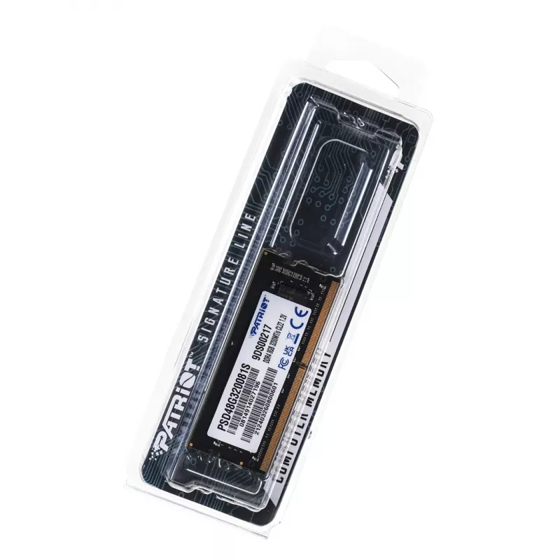Patriot PSD48G320081S Signature-Line SO-DIMM, 8GB, 3200MHz, DDR4, CL22, 1.2V