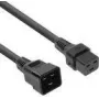 ACT Powercord C19 IEC Lock - C20 black 1 m, PC1284