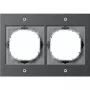 Wall plate GIRA TX_44 anthracite, thermoplastic, 110×157 mm, conventional design