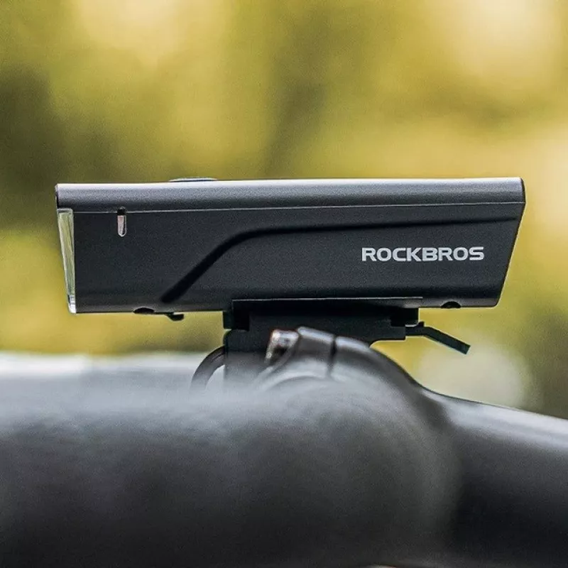 Rockbros Bike light + USB-C - USB-A cable 260 lm Black