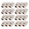 Keystone module DIGITUS CAT 8.1 shielded flat RJ-45, tool-free mounting — 24 pcs