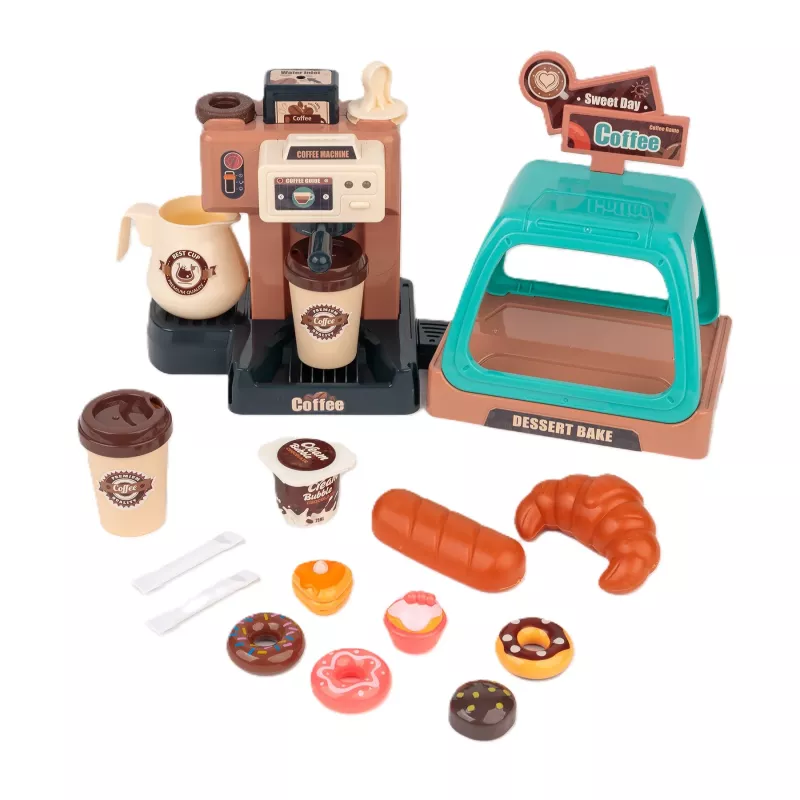 Extralink Toys Set Little Barista Ekspres Kawiarnia 40 EL.