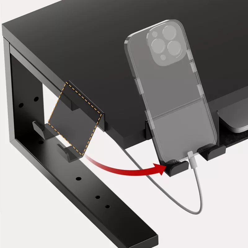 Ergo Office laptop / monitor stand, max. load 20kg, for diag. 13-32, black, ER-303 B