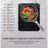 Caso ProSlim 2000 2236 Mobile single induction hob, Glass, Sensor-touch, Black