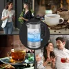ProfiCook PC-WKS 1229 G electric kettle 1 L 1600 W Stainless steel, Transparent